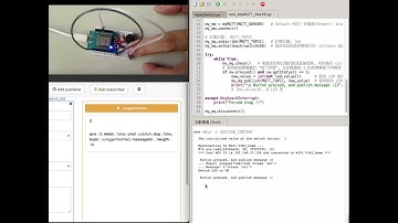 Switch LED controller using MyMQTT