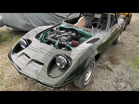 Opel GT with 1.8L Miata engine and transmission + a visit with Trigger Auto Painting.