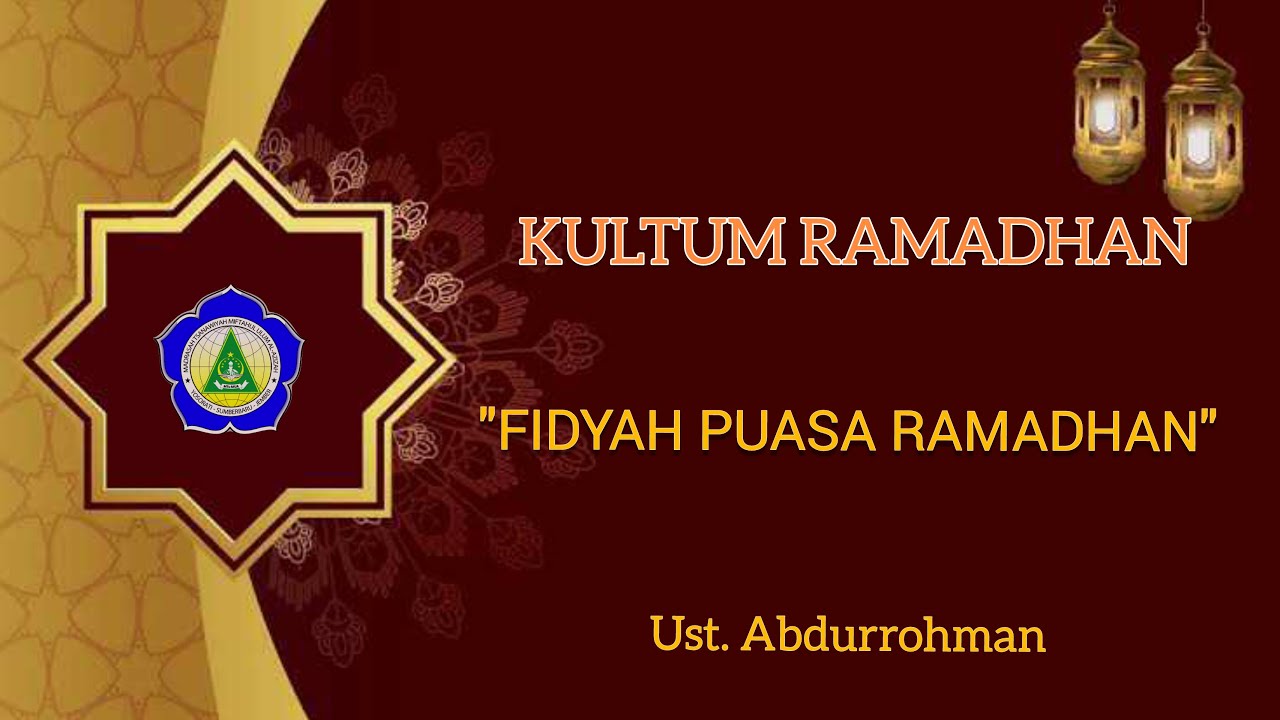 KULTUM RAMADHAN 