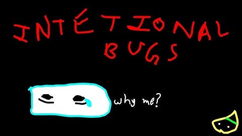 I made a game with Intentional Bugs