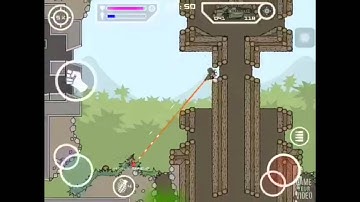 Mini militia: 1v1 w/ I win - rage quit #3