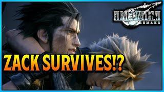 Final Fantasy 7 Remake All Zack Fair Scenes