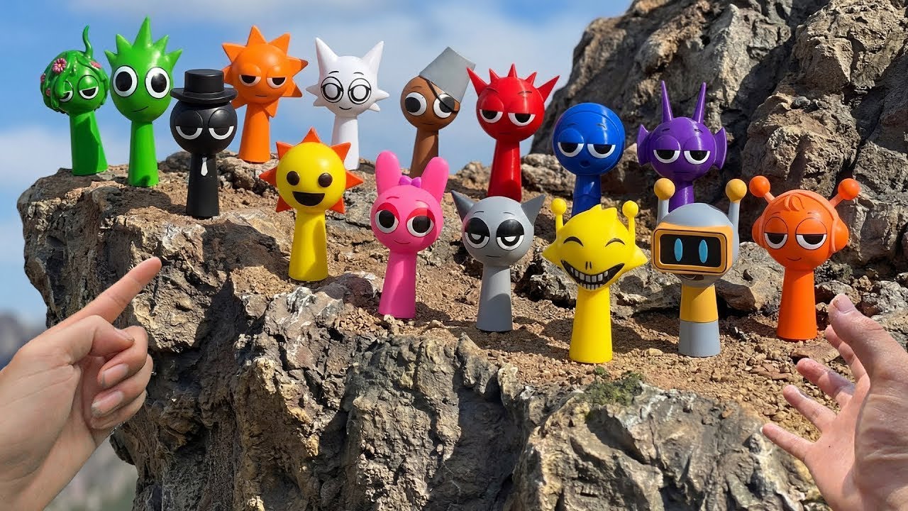 Sprunki Was Hiding in the Cliff… Until We Found Him