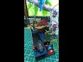 Bench Testing R.P.M. Generator-LED set-up. First Run.