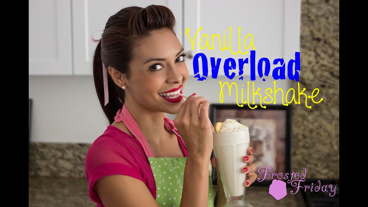 Vanilla Overload Milkshake [National Vanilla Milkshake Day!] 