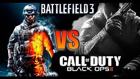 Call of Duty Black Ops 2 Gun Sounds vs Battlefield 3