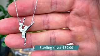 Bijoux de la danse , pendentif, danse classique, danseur Arabesque vidéo