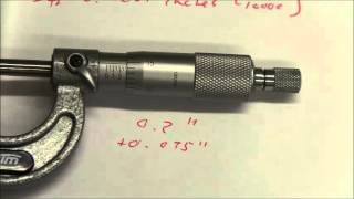 Measuring to 1 ten-thousandth of an inch using a micrometer