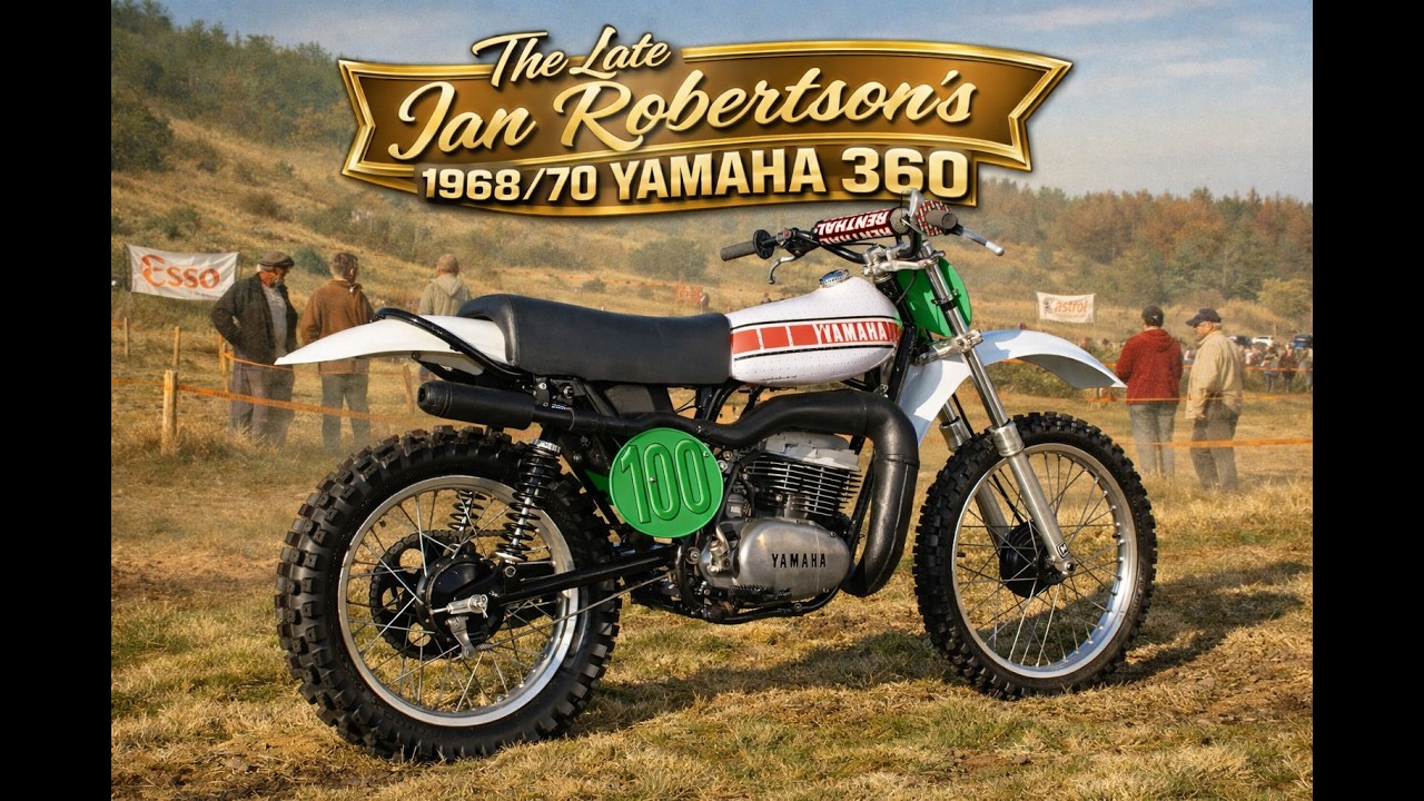 Ian Robertson's 1968/70 Yamaha DT360 Scrambler - YouTube