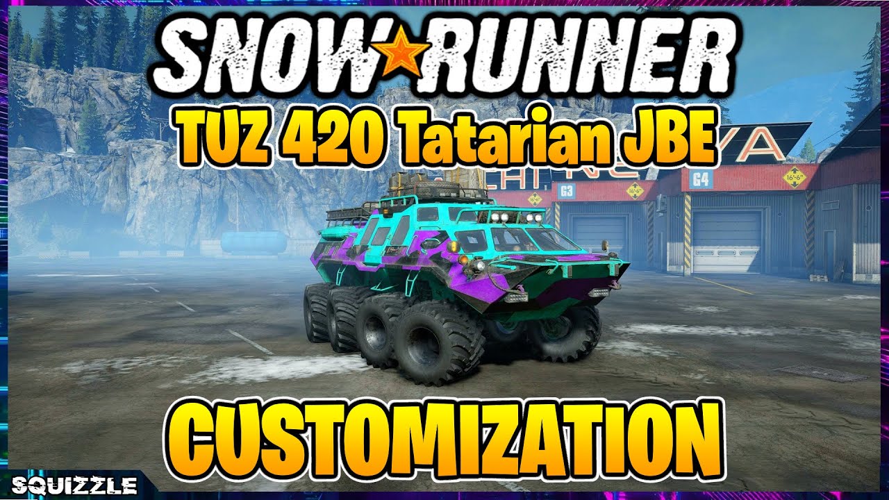 SnowRunner: TUZ 420 Tatarian JBE Customization (Console Mods)