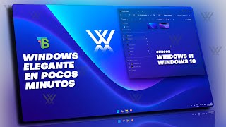PERSONALIZAR Apariencia Escritorio WINDOWS 11 TRANSPARENTE y ELEGANTE en 2025 Fácil