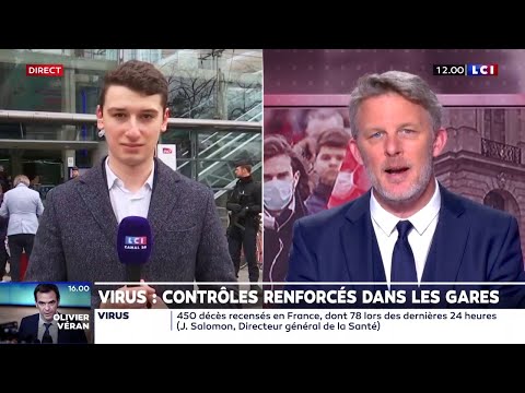 Malgré les contrôles renforcés, beaucoup de monde à la gare Montparnasse Malgré les contrôles renforcés, beaucoup de monde à la gare Montparnasse