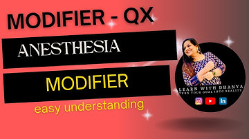 QX MODIFIER #CPTCODING #QXMODIFIER #cpcexam #learnwithdhanya #medicalcoding