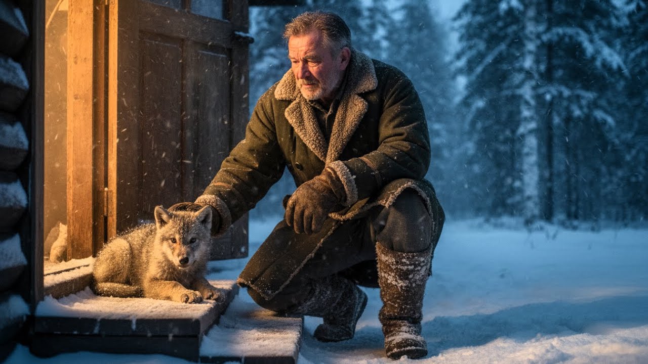 Starzec uratował zamarzającego wilczka – to, co się stało później, jest niewytłumaczalne