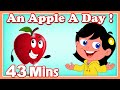 An Apple A Day Rhyme | Plus Lots More Kids Nursery Rhymes| 43 Minutes Compilation from Magicbox