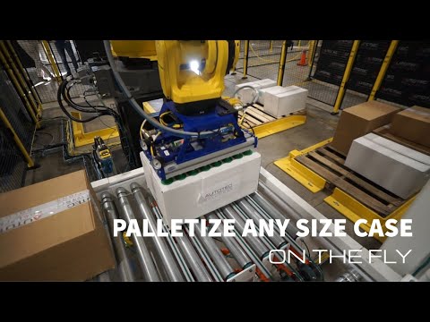 Autotec Solutions Introduces Random Case Palletizer for On-The-Fly Palletizing