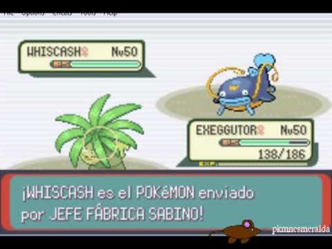 Pkmn Esmeralda May vs Sabino nivel 50 (2) Oro