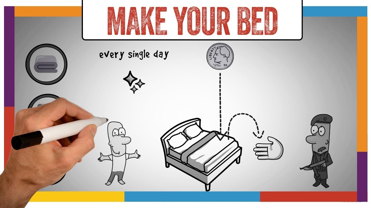 Make Your Bed Summary \u0026 Review (Admiral McRaven) - ANIMATED