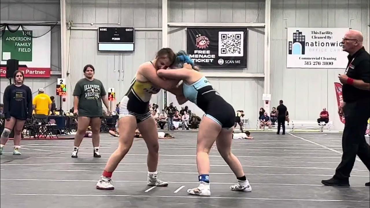 2023 AAU Junior Olympics Girls Wrestling Duals135 lbs Brielle Bibla vs