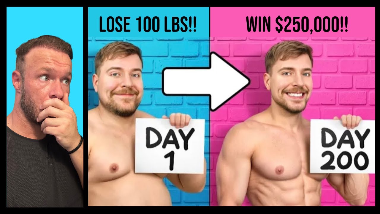 RatedR Reacts | MrBeast's Lose 100 LBs, Win $250,000