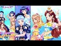 アイカツフレンズ!香澄夜空&amp;真昼&amp;さくや&amp;かぐやでepisode Solo・むずかしい(4人ユニット)・フローズンクイーンコーデ,SPRデイライトフェスティバル,ノワールプリュム,ブランプリュム