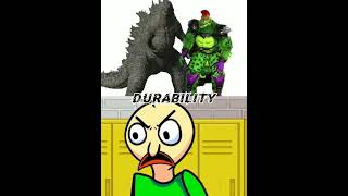 Godzilla And DeathRock Monty Vs Angry Baldi #short #edit