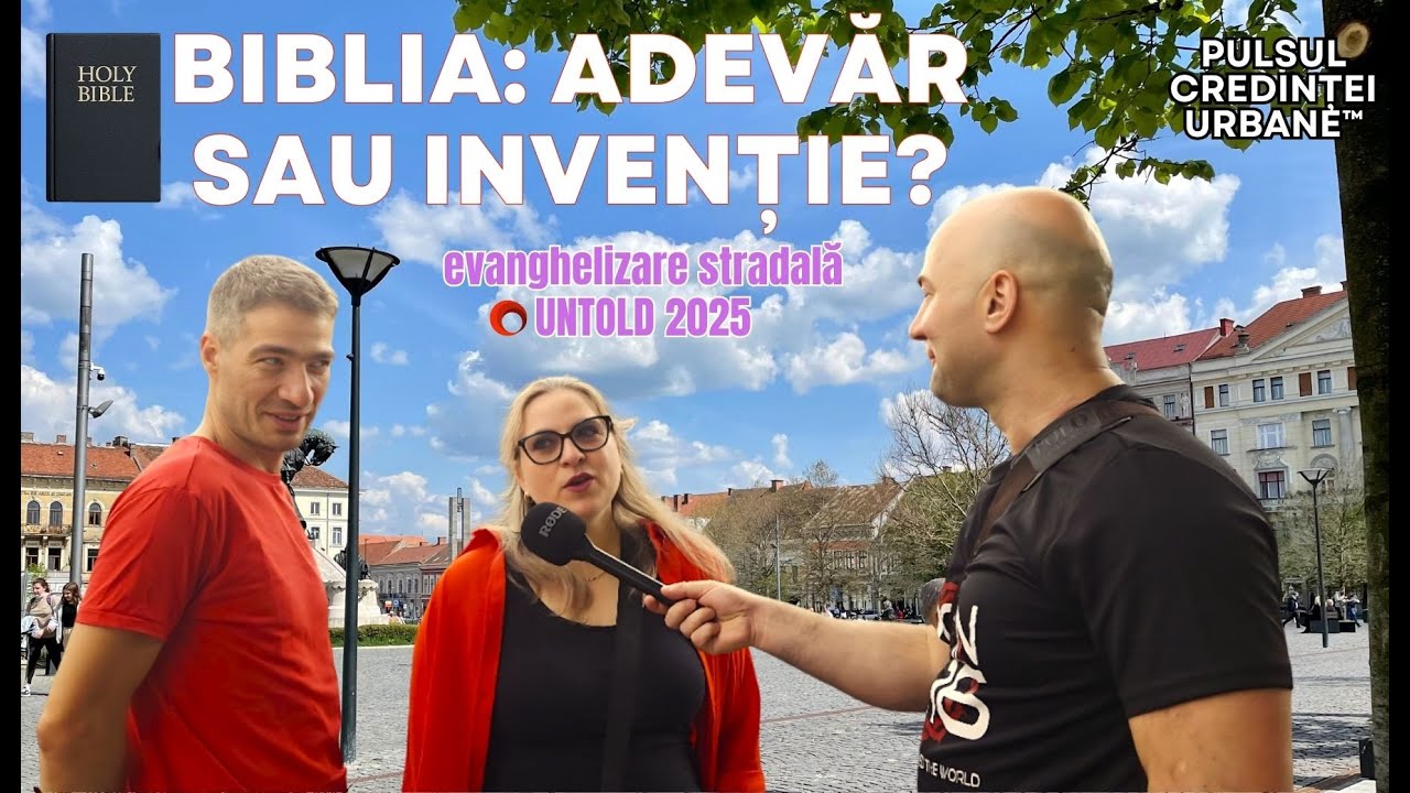 📜 Biblia: Adevăr sau Invenție? | Evanghelizare stradală