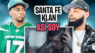 AMERICAN RAPPER REACTS TO -Santa Fe Klan - Así Soy