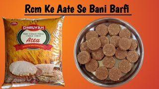 RCM Ke Aate Se Bani Barfi/RCM K Aate ki Barfi/ Aata or Nariyal Ki Barfi/ Coconut Barfi/Mithai recipe