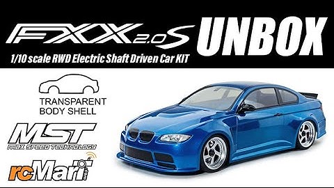 MST FXX 2.0 S E92 1/10 Front Motor RWD Shaft Driven Drift Car Kit 532183B Unbox!