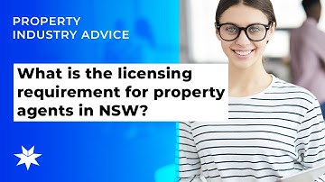 What is the licensing requirement for property agents in NSW?
