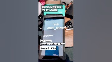 Deliveroo Sunmi V2s Remote unlock done #deliveroo #sunmi #remote #unlock #allcountries