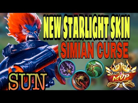 Sun Starlight Skin - Simian Curse + Revamped Skill - MVP | mobile