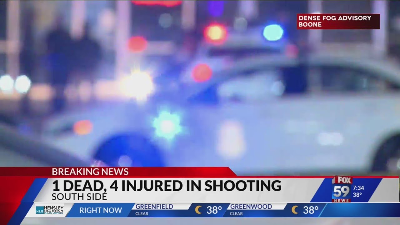 1 dead, 4 injured in shooting - YouTube