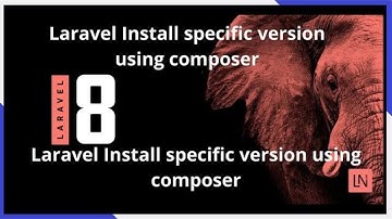 Laravel Install specific version using composer