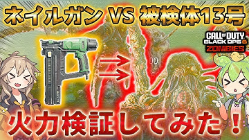 【ターミナス】「ネイルガン VS 被検体13号 火力検証してみた！」【シーズン3】【Tomb】Call of Duty®:Black Ops 6【ゾンビ】【COD:BO6】