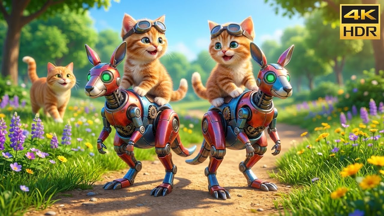 Mama Cat Trims Fur on the Farm and Makes Tiger Hat For Kittens At Home🐾🎩🐯