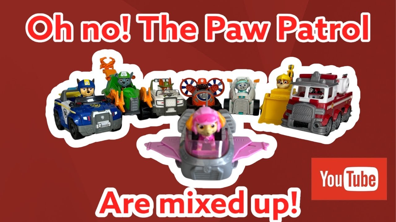 Paw patrol mixed up! - YouTube