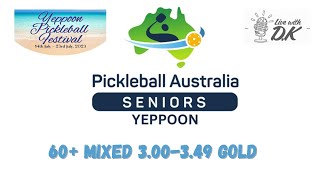 2023 Yeppoon Seniors 60+ Mixed 3.0-3.49 Gold Medal