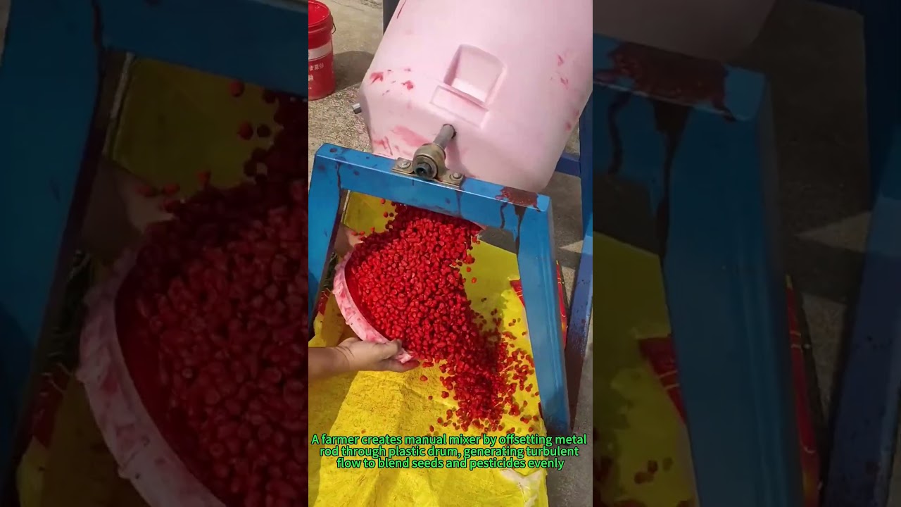 DIY Seed Mixer! Asymmetric Bucket Agitator Technique