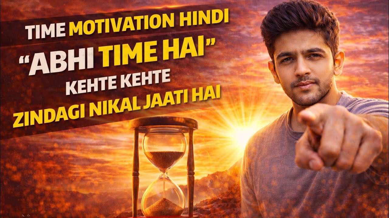 “Abhi Time Hai” Kehte Kehte Zindagi Nikal Jaati Hai👍 | Time Motivation Hindi❤️‍🔥