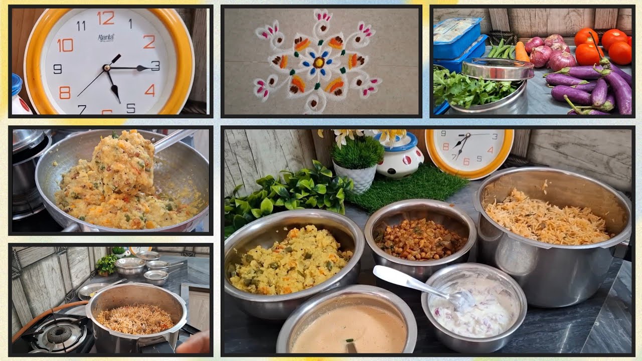 My Morning Routine🕔🌝காலை சமையல்😋 Healthy Breakfast |Lunch VLOG @SunamailaVlogs-p2x | 