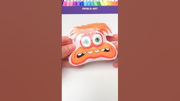 Anxiety Squishy Tutorial #shorts #insideout2