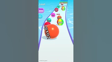 Ball run 2048 3D gameplay walkthrough #shorts #trending #funny #ballrun2048 #tiktok
