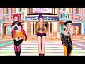 MMD Ai Scream 愛 スクリ ム AiScReam Huntrix Rumi Zoey Mira Dance Kpop Demon Hunters Huntr X 