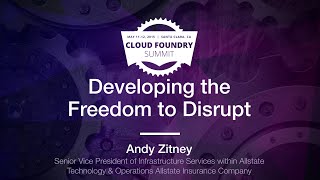 Keynote: Developing the Freedom to Disrupt