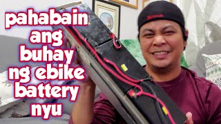 panu pahabain ang buhay ng ebike battery?