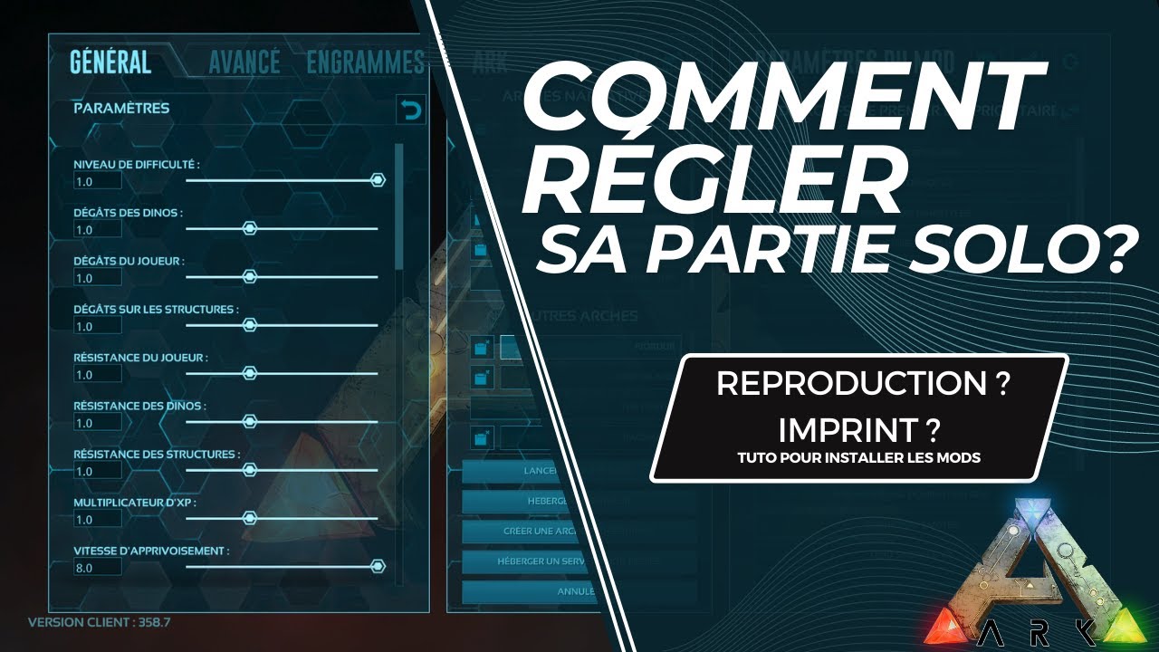 Comment bien régler sa partie solo sur ARK: Survival Evolved - YouTube