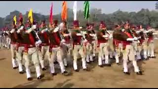 Final rehearsal for passing out parade police line Ghaziabad