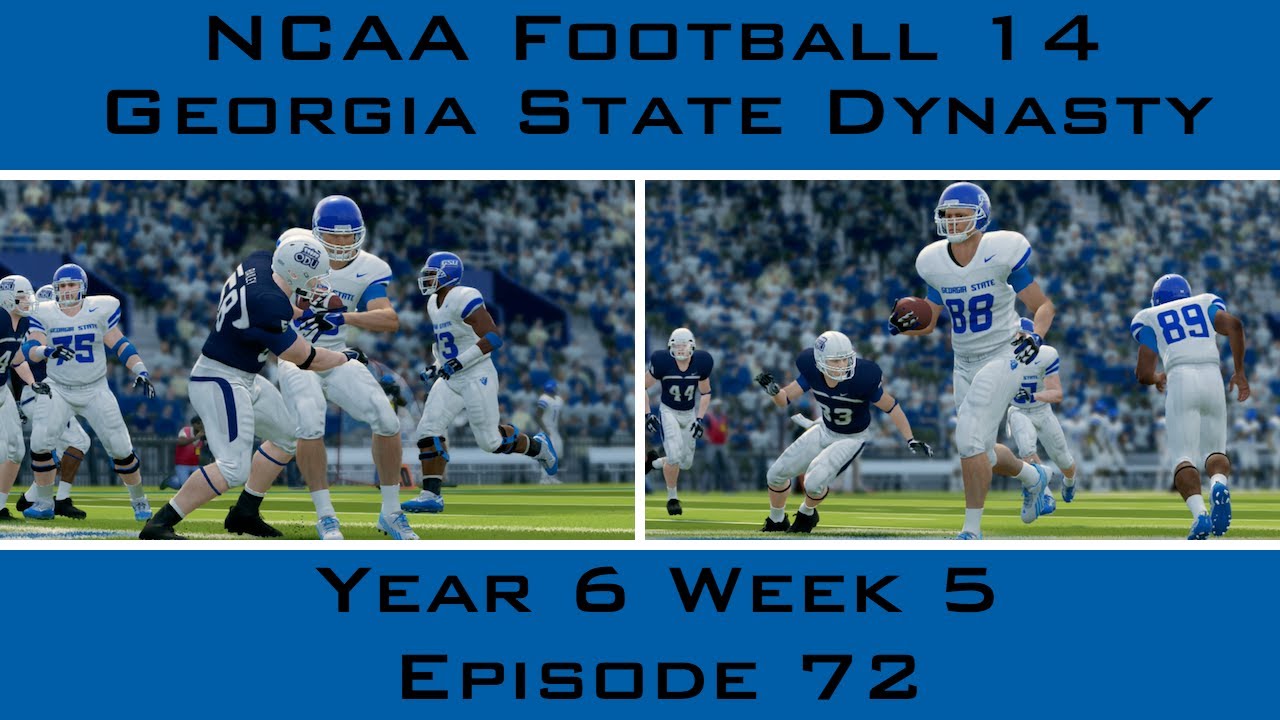 NCAA Football 14 State Dynasty Year 6 Week 5 Old Dominion